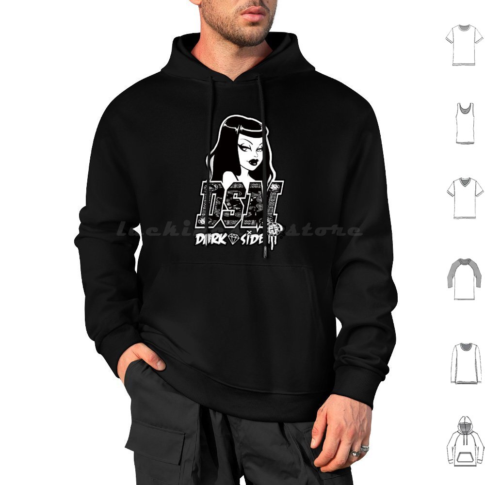 Urban Streetwear Brand - เสื้อฮู้ดดี้แบรนด์ Desmadre คอลเลคชั่น Dark Side ผ้าฝ้ายแขนยาว