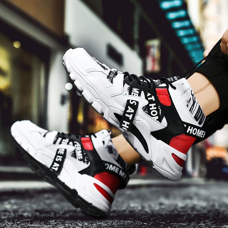 Streetwear Brand From Japan - ขนาดใหญ่ขนาดสูง Chunky รองเท้าผ้าใบกีฬาสำหรับชายกีฬารองเท้าผู้หญิงวิ่งรองเท้าผู้ชายออกกำลังกาย Tenisky Scarpe Uomo