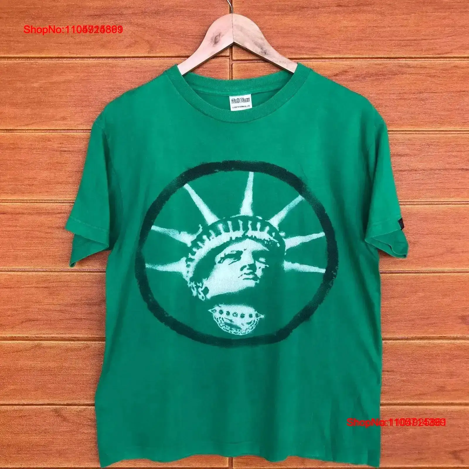 Streetwear Brand Japanese - เสื้อยืดวินเทจแบรนด์ญี่ปุ่น Anti Class Liberty รุ่น Clock