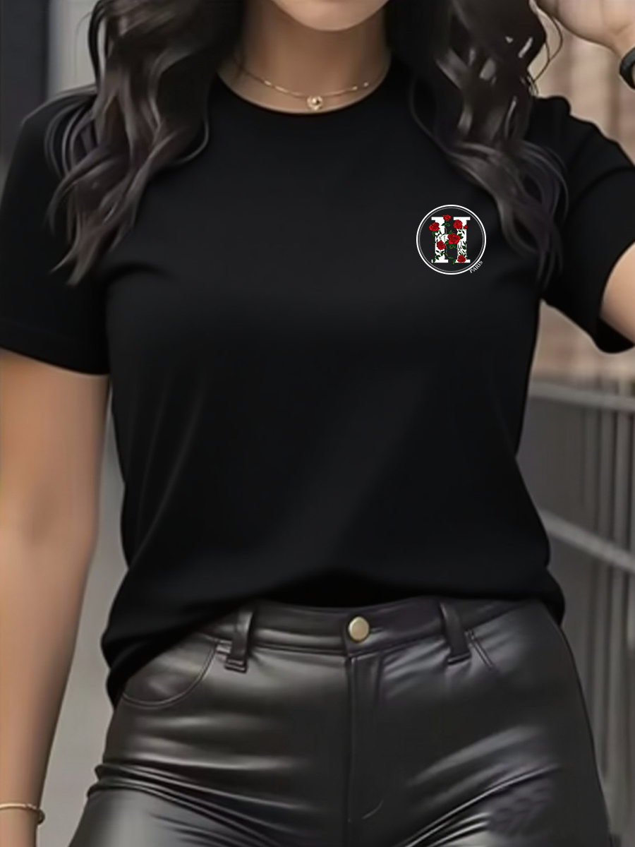 เสื้อยืดผู้หญิงแฟชั่นลำลองแขนส - Streetwear Brand Shirts บทวิจารณ์และราคา