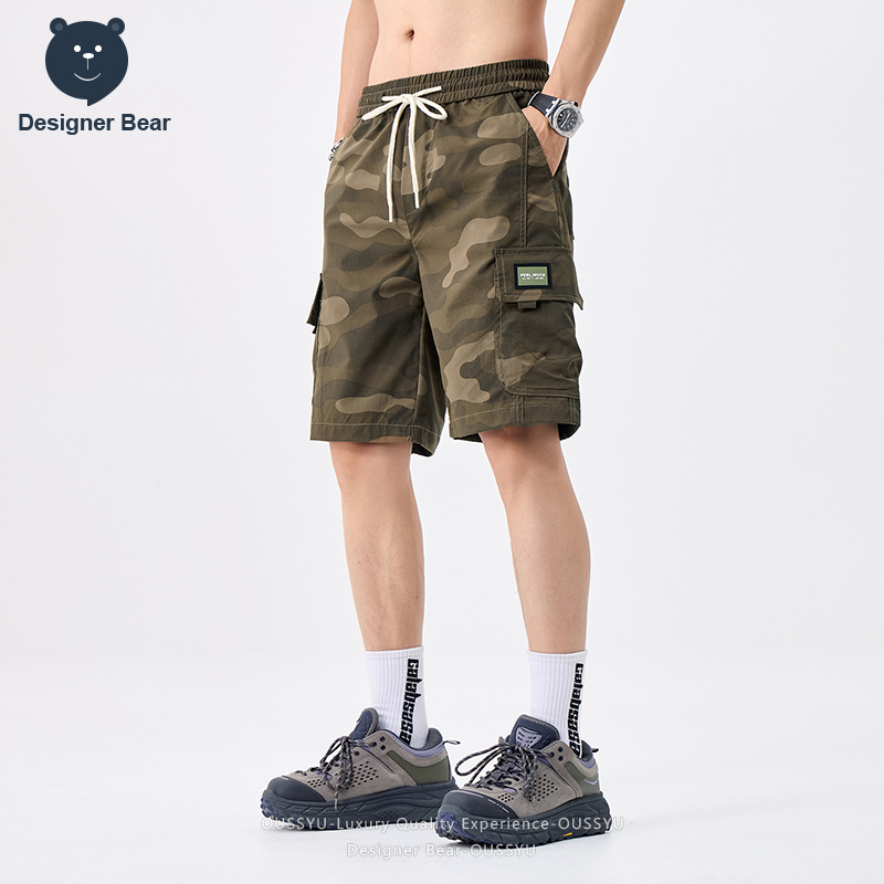 กางเกงขาสั้นคาร์โก้ลายพรางสำหร - Streetwear Brand China บทวิจารณ์และราคา