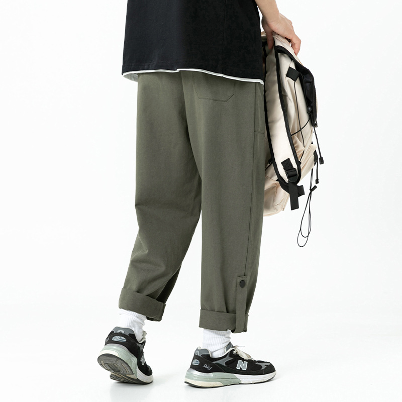 กางเกงทำงาน Mens Casual หลวม20 - Streetwear Brand Japanese บทวิจารณ์และราคา