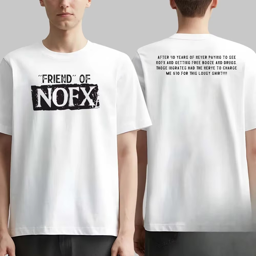 NOFX Rock Band Graphic Essenti - Streetwear Brand Essentials บทวิจารณ์และราคา