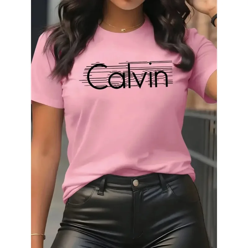 เสื้อยืดผู้หญิงคาลวินแฟชั่นลำล - Streetwear Brand Shirts บทวิจารณ์และราคา