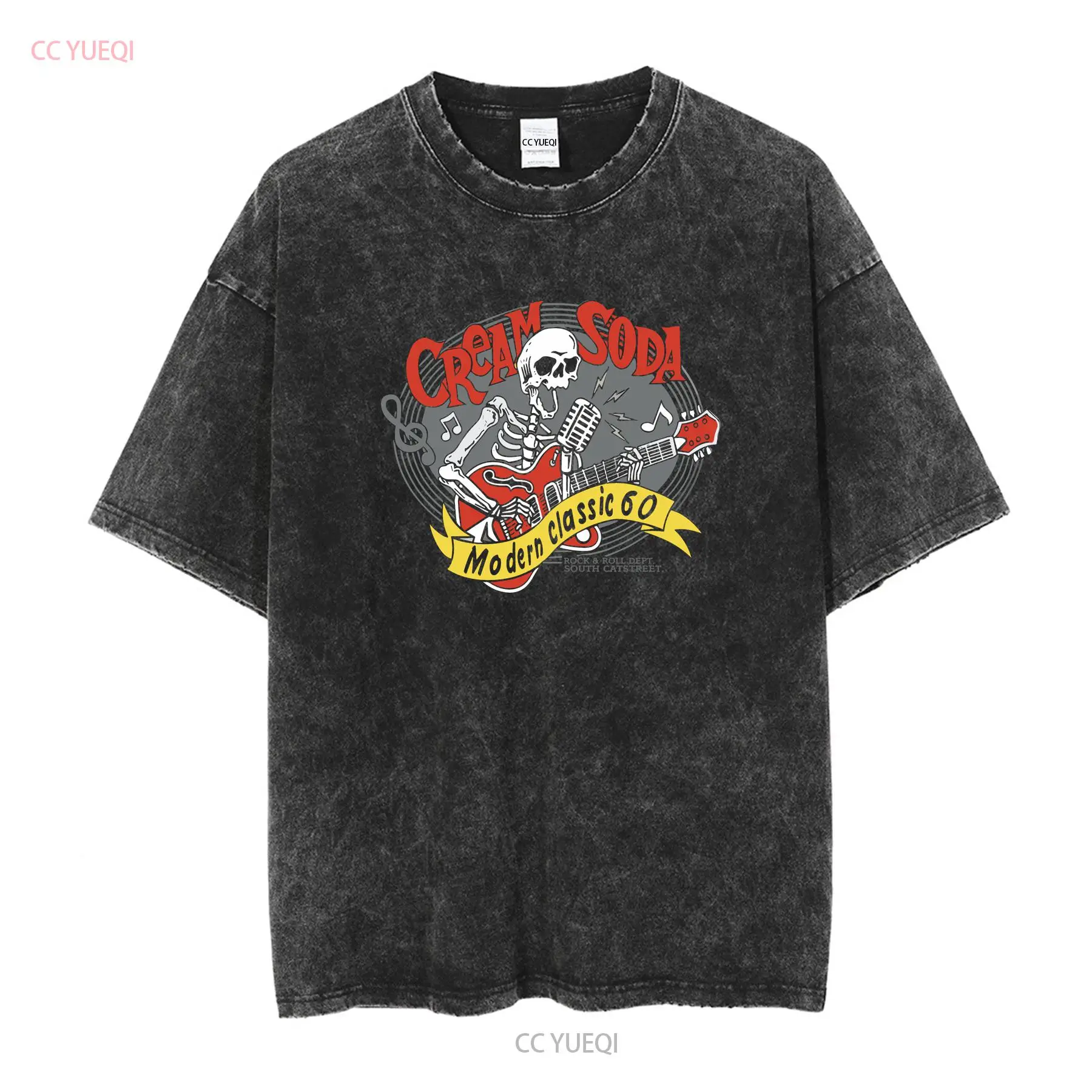 เสื้อยืดครีมโซดา ร็อคโรล แบรนด - Streetwear Brand Shirts บทวิจารณ์และราคา