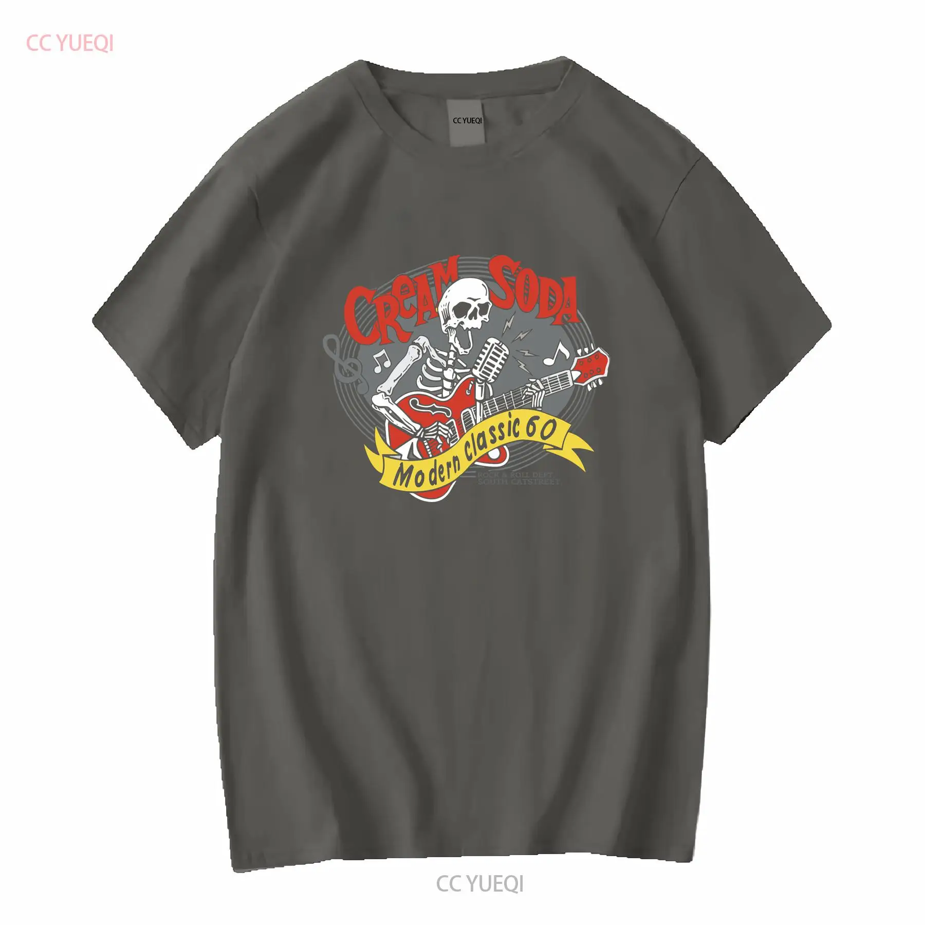 เสื้อยืดครีมโซดา ร็อคโรล แบรนด - Streetwear Brand Shirts บทวิจารณ์และราคา